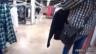 Enchanting czech kitten was tempted in the shopping centre and lesbian scat porn banged in pov