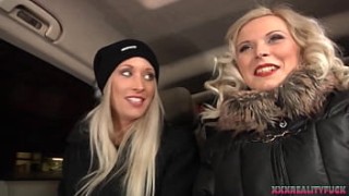 Boosty blondie takes stranger in neud pic the car for fuck and massive cum on her big tits