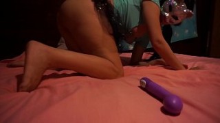 Naughty amateur teen girlfriend homemade ass to mouth