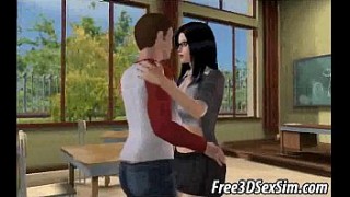 Foxy 3D teacher black fuck net fucking her student after class