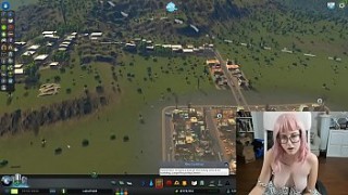 Everything is Fucked! Cities Skylines girl sitting on cock Part 2
