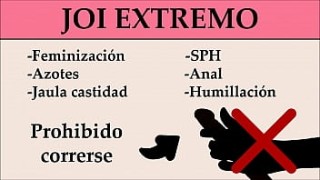 JOI EXTREMO: Anal, ghost sexy video feminizaci&oacuten, SPH, Azotes,...