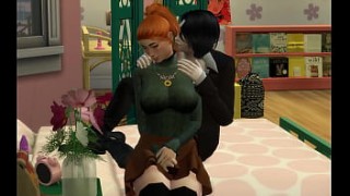 The xxxcbv Sims 4:Vampire Seduces Chubby Nerd